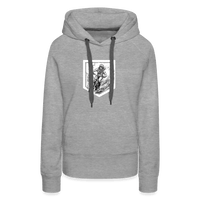 SPOD Frauen Premium Hoodie Grau meliert / S Sisters of Battery - SoB - Frauen Premium Hoodie E-Bike-Community