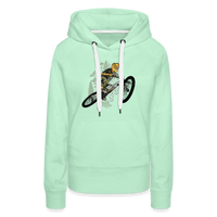 SPOD Frauen Premium Hoodie helles Mintgrün / S Shred or Alive Jumper -Frauen Premium Hoodie E-Bike-Community
