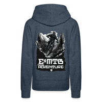 SPOD Frauen Premium Hoodie Jeansblau / S EMTB ADVENTURE Frauen Premium Hoodie E-Bike-Community