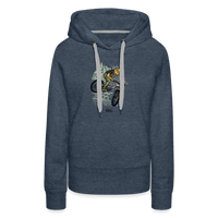 SPOD Frauen Premium Hoodie Jeansblau / S Shred or Alive? 2022 Frauen Premium Hoodie E-Bike-Community