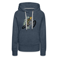 SPOD Frauen Premium Hoodie Jeansblau / S Shred or Alive Jumper -Frauen Premium Hoodie E-Bike-Community