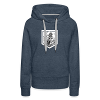 SPOD Frauen Premium Hoodie Jeansblau / S Sisters of Battery - SoB - Frauen Premium Hoodie E-Bike-Community