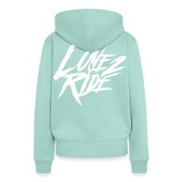 SPOD Frauen Premium Hoodie Love 2 Ride / ❤️ Frauen Premium Hoodie E-Bike-Community