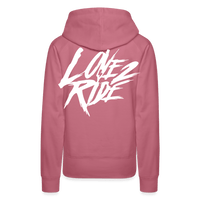 SPOD Frauen Premium Hoodie Love 2 Ride / ❤️ Frauen Premium Hoodie E-Bike-Community