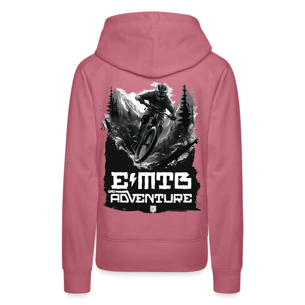 SPOD Frauen Premium Hoodie Malve / S EMTB ADVENTURE Frauen Premium Hoodie E-Bike-Community