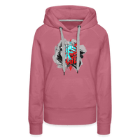 SPOD Frauen Premium Hoodie Malve / S Haters gonna Hate Fullface - Frauen Premium Hoodie E-Bike-Community