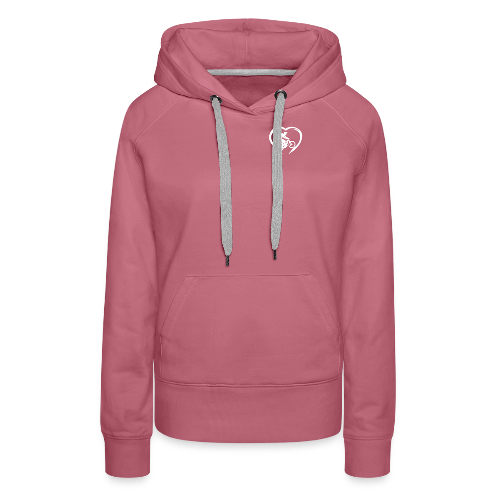 SPOD Frauen Premium Hoodie Malve / S Love 2 Ride / ❤️ Frauen Premium Hoodie E-Bike-Community