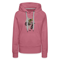 SPOD Frauen Premium Hoodie Malve / S Shred or Alive? 2022 Frauen Premium Hoodie E-Bike-Community