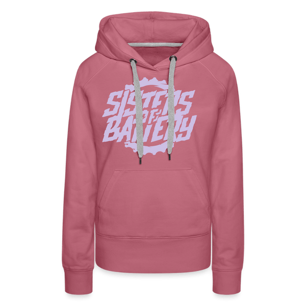 SPOD Frauen Premium Hoodie Malve / S Sisters Color Frauen Premium Hoodie E-Bike-Community