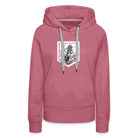 SPOD Frauen Premium Hoodie Malve / S Sisters of Battery - SoB - Frauen Premium Hoodie E-Bike-Community