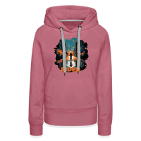 SPOD Frauen Premium Hoodie Malve / S Urban Rider - Frauen Premium Hoodie E-Bike-Community