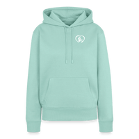 SPOD Frauen Premium Hoodie Mint  / S Love 2 Ride / ❤️ Frauen Premium Hoodie E-Bike-Community