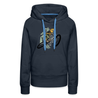 SPOD Frauen Premium Hoodie Navy / S Shred or Alive Jumper -Frauen Premium Hoodie E-Bike-Community