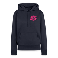 SPOD Frauen Premium Hoodie Navy / S Sisters of Battery - Neonpink - Frauen Premium Hoodie E-Bike-Community