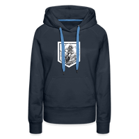 SPOD Frauen Premium Hoodie Navy / S Sisters of Battery - SoB - Frauen Premium Hoodie E-Bike-Community