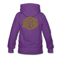 SPOD Frauen Premium Hoodie Purple / S Sisters of Battery - GOLD EDITION - Frauen Premium Hoodie E-Bike-Community
