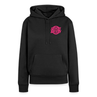 SPOD Frauen Premium Hoodie Schwarz / S Sisters of Battery - Neonpink - Frauen Premium Hoodie E-Bike-Community