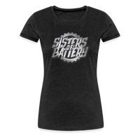 SPOD Frauen Premium T-Shirt Anthrazit / S Sisters of Battery 3D - Frauen Premium T-Shirt E-Bike-Community
