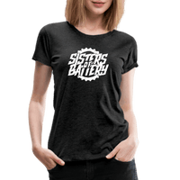 SPOD Frauen Premium T-Shirt Anthrazit / S SISTERS OF BATTERY - Women’s Premium T-Shirt E-Bike-Community