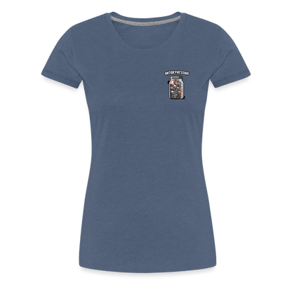 SPOD Frauen Premium T-Shirt Blau meliert / S Antidepressiva - Frauen Premium T-Shirt E-Bike-Community
