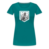 SPOD Frauen Premium T-Shirt Divablau / S Sisters of Battery - SoB - Frauen Premium T-Shirt E-Bike-Community