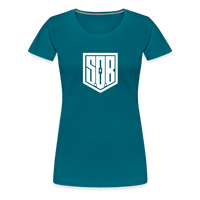 SPOD Frauen Premium T-Shirt Divablau / S SISTERS OF BATTERY - SOB - Women’s Premium T-Shirt E-Bike-Community