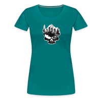 SPOD Frauen Premium T-Shirt Divablau / S Skullgang Rider - Frauen Premium Shirt E-Bike-Community