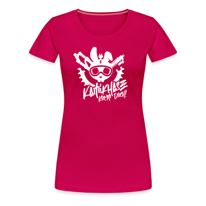 SPOD Frauen Premium T-Shirt dunkles Pink / S Kamihase - Frauen Premium T-Shirt E-Bike-Community