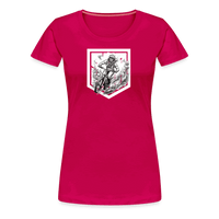 SPOD Frauen Premium T-Shirt dunkles Pink / S Sisters of Battery - SoB - Frauen Premium T-Shirt E-Bike-Community
