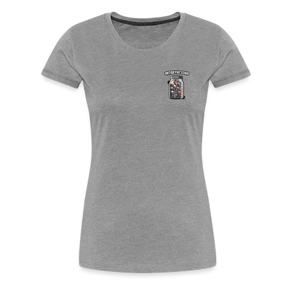 SPOD Frauen Premium T-Shirt Grau meliert / S Antidepressiva - Frauen Premium T-Shirt E-Bike-Community