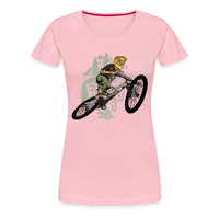 SPOD Frauen Premium T-Shirt Hellrosa / S Shred or Alive - Jumper - Frauen Premium T-Shirt E-Bike-Community