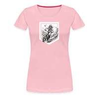 SPOD Frauen Premium T-Shirt Hellrosa / S Sisters of Battery - SoB - Frauen Premium T-Shirt E-Bike-Community