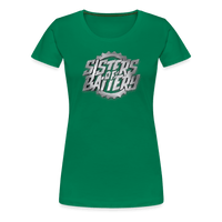 SPOD Frauen Premium T-Shirt Kelly Green / S Sisters of Battery 3D - Frauen Premium T-Shirt E-Bike-Community