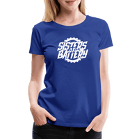 SPOD Frauen Premium T-Shirt Königsblau / S SISTERS OF BATTERY - Women’s Premium T-Shirt E-Bike-Community