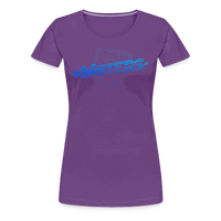 SPOD Frauen Premium T-Shirt Lila / S Sisters Blue - Frauen Premium T-Shirt E-Bike-Community