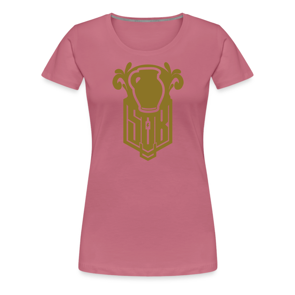 SPOD Frauen Premium T-Shirt Malve / S Bembel - Gold - Frauen Premium T-Shirt E-Bike-Community
