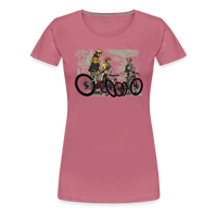 SPOD Frauen Premium T-Shirt Malve / S Shred or Alive - Crew - Frauen Premium T-Shirt E-Bike-Community
