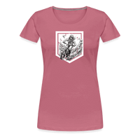 SPOD Frauen Premium T-Shirt Malve / S Sisters of Battery - SoB - Frauen Premium T-Shirt E-Bike-Community