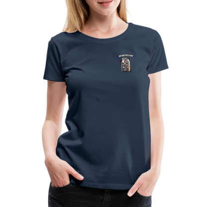 SPOD Frauen Premium T-Shirt Navy / S Antidepressiva - Frauen Premium T-Shirt E-Bike-Community