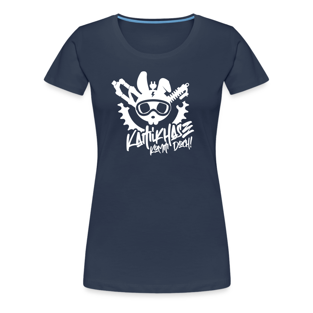 SPOD Frauen Premium T-Shirt Navy / S Kamihase - Frauen Premium T-Shirt E-Bike-Community