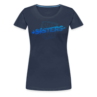 SPOD Frauen Premium T-Shirt Navy / S Sisters Blue - Frauen Premium T-Shirt E-Bike-Community