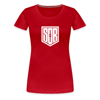SPOD Frauen Premium T-Shirt Rot / S SISTERS OF BATTERY - SOB - Women’s Premium T-Shirt E-Bike-Community