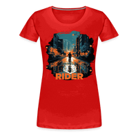 SPOD Frauen Premium T-Shirt Rot / S Urban Rider - Frauen Premium T-Shirt E-Bike-Community