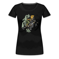 SPOD Frauen Premium T-Shirt Schwarz / S Shred or Alive - Jumper - Frauen Premium T-Shirt E-Bike-Community