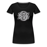 SPOD Frauen Premium T-Shirt Schwarz / S Sisters of Battery 3D - Frauen Premium T-Shirt E-Bike-Community