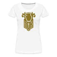 SPOD Frauen Premium T-Shirt weiß / S Bembel - Gold - Frauen Premium T-Shirt E-Bike-Community