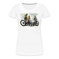 SPOD Frauen Premium T-Shirt weiß / S Shred or Alive - Crew - Frauen Premium T-Shirt E-Bike-Community