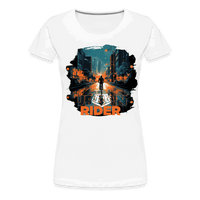 SPOD Frauen Premium T-Shirt weiß / S Urban Rider - Frauen Premium T-Shirt E-Bike-Community