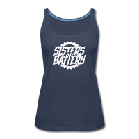SPOD Frauen Premium Tank Top Navy / S Sister of Battery OG Logo - Frauen Premium Tank Top E-Bike-Community