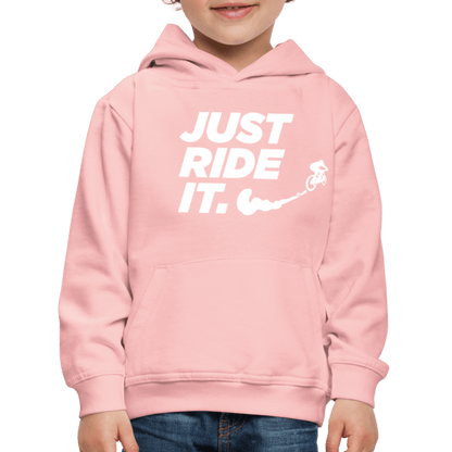 SPOD Kinder Premium Hoodie JUST RIDE IT - Kinder Premium Hoodie E-Bike-Community